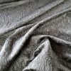 Tesatura  jacquard - design floral reliefat , Negru - imagine 2