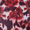 Tesatura tafta , tip mikado - design floral double face, Rosu Bordo - imagine 8