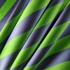 Tesatura tafta tip mikado - design liniar bicolor, Verde - Albastru - imagine 7