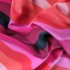 Tesatura din matase naturala - crepe de chine cu design Multicolor - imagine 5
