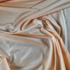 Tesatura fină,  elastica din lycra - design uni, Piersiciu deschis - imagine 6