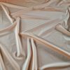 Tesatura fină,  elastica din lycra - design uni, Piersiciu deschis - imagine 4