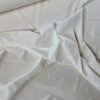 Tesatura fină,  elastica din lycra - design uni, Alb - imagine 3