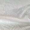 Tesatura  jacquard - design reliefat cu tematica florala, Alb - imagine 7