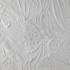 Tesatura  jacquard - design reliefat cu tematica florala, Alb - imagine 9