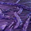 Tesatura plisata cu efect metalizat, Albastru Indigo - imagine 6