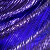 Tesatura plisata cu efect metalizat, Albastru Indigo - imagine 2