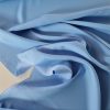Tesatura premium elastica tip crepe fin – design uni, Bleu ciel - imagine 2