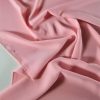 Tesatura premium elastica tip crepe fin – design uni, Roz piersiciu - imagine 2