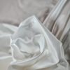 Tesatura tip tafta douchesse - double face, Alb - imagine 5
