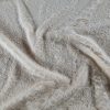 Dantela fina Chantilly - design floral , Alb fildes - imagine 12