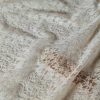 Dantela Chantilly - design floral , Crem deschis - imagine 4