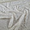 Dantela Chantilly - design floral , Crem deschis - imagine 8