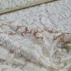 Dantela Chantilly - design floral , Crem deschis - imagine 4