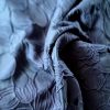 Tesatura jacquard - design reliefat, Bleumarin - imagine 5
