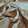Tesatura Jacquard cu matase naturala  - design matlase, Bej Auriu cu fir Argintiu 