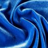 Tesatura de catifea din fibre naturale  - design uni, Albastru cobalt - imagine 2