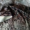 Țesătură plină -  jerse cu design animal print, mixt Bej/Maro roșcat  - imagine 8