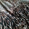 Țesătură plină -  jerse cu design animal print, mixt Bej/Maro roșcat  - imagine 7