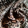 Țesătură plină -  jerse cu design animal print, mixt Bej/Maro roșcat 