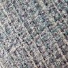 Stofa din fibre naturale - design fantezie, Bleumarin/Vernil pal/Ivoire - imagine 7