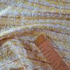 Stofă din fibre naturale - design fantezie, Galben/Bej/Ivoire - imagine 5