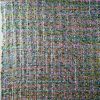 Stofa din fibre naturale - design fantezie, Roz/Verde/Albastru - imagine 6