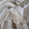 Tesatura Jacquard din matase naturala  - design royal uni, Ivoire - imagine 5