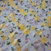 Broderie cu paiete pe tulle - design floral, Galben/Verde - imagine 9