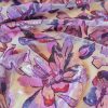 Broderie cu paiete pe tulle - design floral, Lila - imagine 5