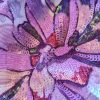 Broderie cu paiete pe tulle - design floral, Lila - imagine 3