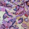 Broderie cu paiete pe tulle - design floral, Lila