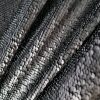 Tesatura cu paiete reversibile pe tulle elastic - design Snake skin, Negru - imagine 6
