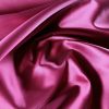 Tesatura Tafta , tip mikado - design Paris uni, Magenta - wine - imagine 2