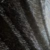 Broderie pe tulle cu margele tubulare si micropaiete, Negru - imagine 7