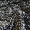 Broderie pe tulle cu margele tubulare si micropaiete, Negru - imagine 10