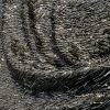 Broderie pe tulle cu margele tubulare si micropaiete, Negru - imagine 3