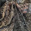 Broderie pe tulle cu margele tubulare si micropaiete, Negru - imagine 5
