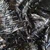Broderie pe tulle cu margele tubulare si micropaiete, Negru - imagine 6