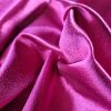 Tesatura douchesse cu fir metalizat - double face, Cyclamen - imagine 3