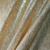 Tesătura din matase naturala - Jacquard cu fir metalizat, Auriu - imagine 5