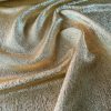Tesătura din matase naturala - Jacquard cu fir metalizat, Auriu - imagine 4