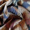 Tesatura Brocart - design royal, Auriu/Negru/Bordo/Albastru - imagine 2