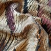 Tesatura Brocart - design royal, Auriu/Negru/Bordo/Albastru - imagine 5