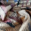 Tesatura Brocart - design royal, Auriu/Negru/Bordo/Albastru - imagine 4