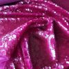 Tesatura brodata cu paiete în mod omogen - tip glossy marmelade, Cyclamen închis - imagine 5