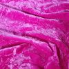 Catifea fantezie cu aspect sifonat  - design uni, Cyclamen - imagine 3