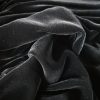 Catifea naturala premium - design uni, Negru