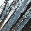 Tesatura plina -  paiete cu efect cromat pe suport de tulle elastic, Argintiu - imagine 5