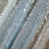 Tesatura cu paiete incolore - translucide pe suport de tulle elastic,  Bleu deschis - imagine 7